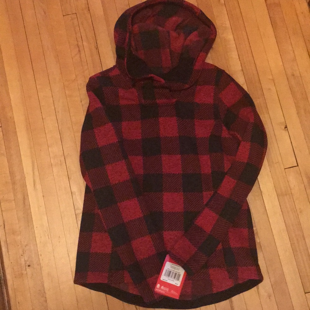 The North Face buffalo plaid fleece